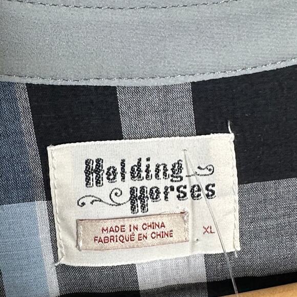 ANTHROPOLOGIE x HOLDING HORSES Velvet Shirt Dress Dusty Blue Gray Sz XL {3Y47} - Picture 5 of 6